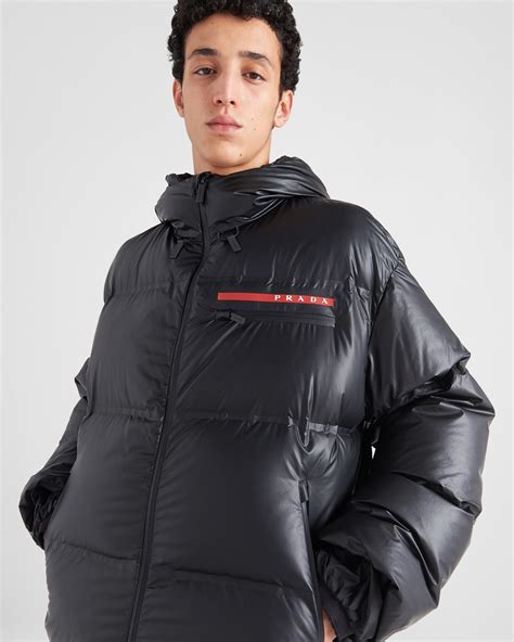 prada plaid puffer jacket|prada re nylon puffer jacket.